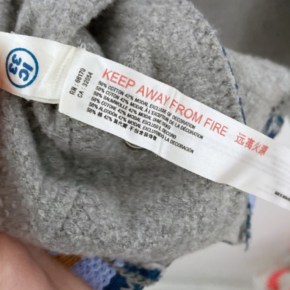 SOLD Free People Movement Gray Romper Varsity Side Snap Stripe Panel Size M NWOT - Picture 5 of 7